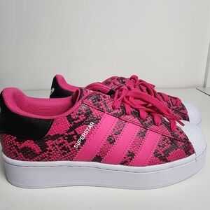 Adidas Superstar Bold 'Pink Snakeskin' Sneakers